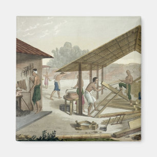 Aimant L'atelier de menuiserie dans Kupang, Timor,