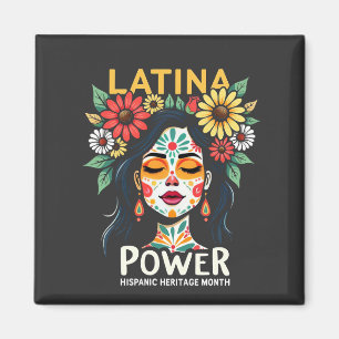 Aimant Latina Power Mois du patrimoine hispanique