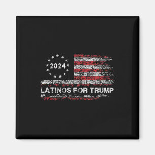 Aimant Latinos pour Trump 2024 - Élection du président Tr