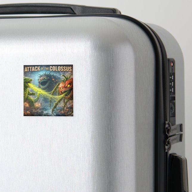 Aimant L'attaque du légume carré mutant Colossus (In Situ (Bagages))