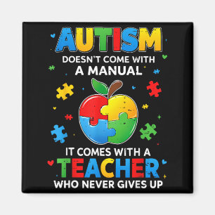 Aimant L'autisme ne vient pas avec un manuel Sensibilisat