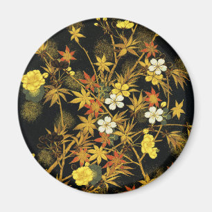 Aimant L'automne japonais laisse l'art classique antique 