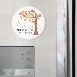 Aimant L'automne nous apprend l'aimant - Inspirational Fa