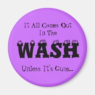 Aimant Lave-Linge - Tout Se Déroule Dans Le Laver