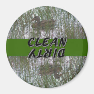 Aimant Lave-vaisselle Brown animal canard