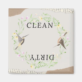 Aimant Lave-vaisselle propre/sale