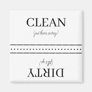 Aimant Lave-vaisselle propre/sale