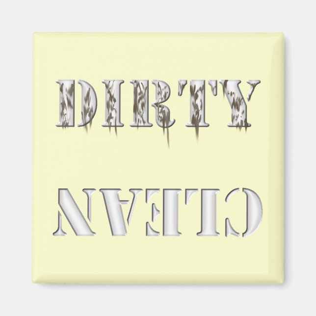 Aimant Lave-vaisselle propre / sale (Devant)