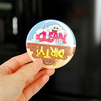 Aimant Lave-vaisselle réversible Nettoyant sale