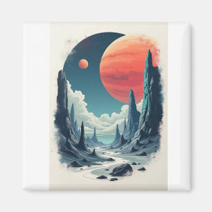 Aimant L'aventure universelle : L'Art spatial captivant p