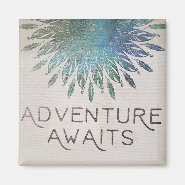Aimant L'aventure vous attend (Devant)