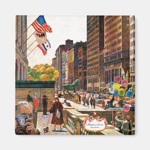 Aimant L'avenue du Michigan, Chicago par John hésitent