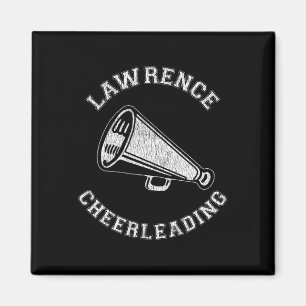 Aimant Lawrence Cheer Distressed Retro Cheerleader des an