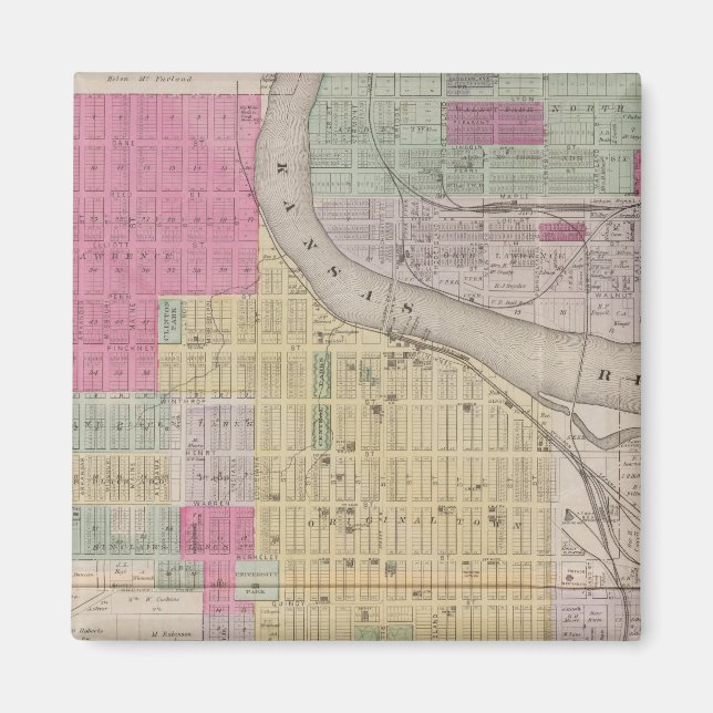 Aimant Lawrence, Kansas (Devant)