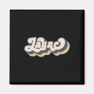 Aimant Layne Nom Nom de famille personnalisé Prénom Layne
