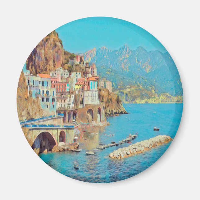 Aimant ldp ATRANI - Côte d'Amalfi - (Devant)