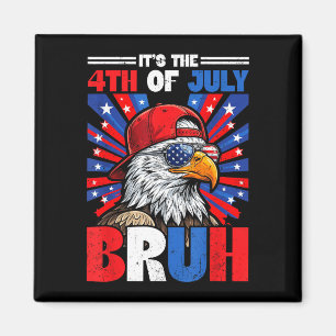 Aimant Le 4 juillet bruh 250 ans 1776-2026 aigle