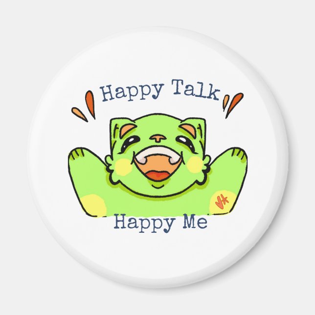 Aimant Le Badge de la Positivité - Pins (Devant)