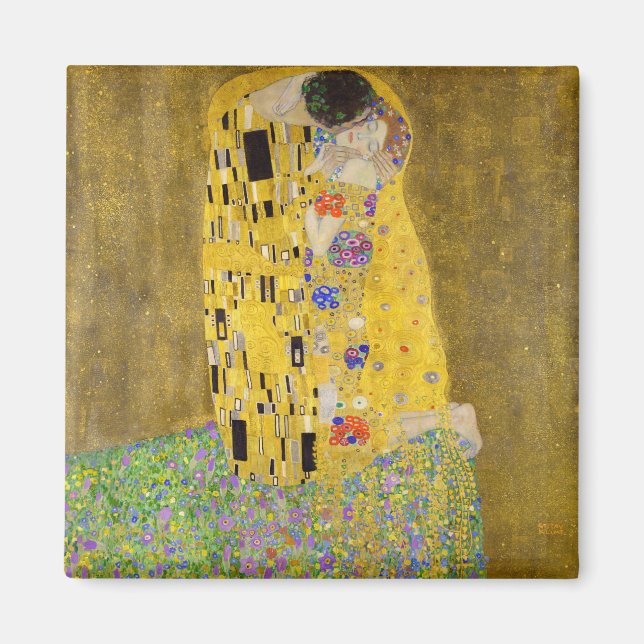Aimant Le baiser de Gustav Klimt (Devant)