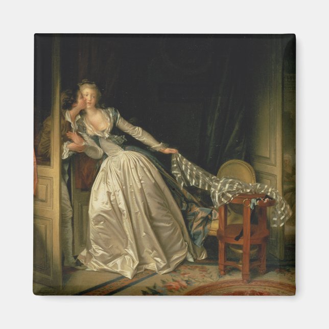 Aimant Le baiser volé par Jean-Honore Fragonard (Devant)