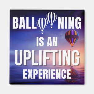 Aimant Le ballonnement est une expérience enrichissante