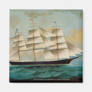 Aimant Le bateau Fleetwing, baie de Hong Kong