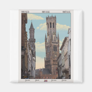 Aimant Le beffroi à Bruges