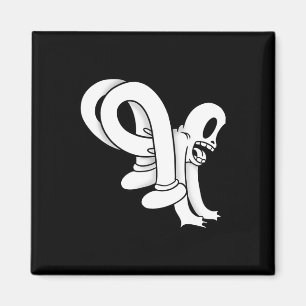 Aimant Le Blackwork de Fantôme Clown