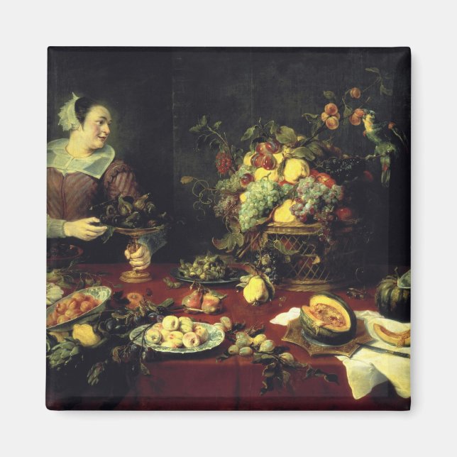 Aimant Le bol de fruits (Devant)