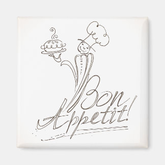 Aimant Le Bon Chef dit Bon Appetit !