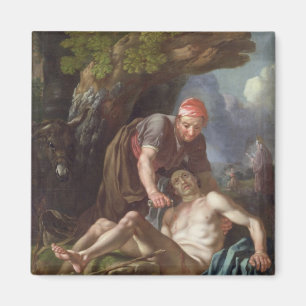 Aimant Le bon Samaritain, c.1751-52 (huile sur la toile)