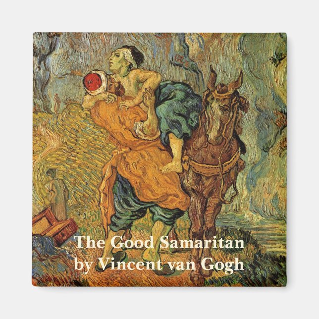 Aimant Le bon samaritain par Vincent van Gogh (Devant)