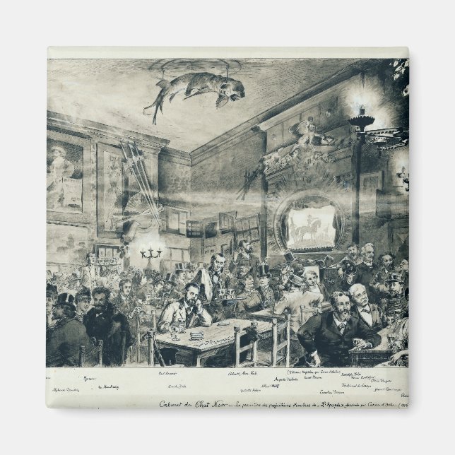 Aimant Le Cabaret du Conversation Noir, 1886 (Devant)