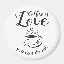 Le Café Est Amoureux Vous Pouvez Boire De L'Aimant