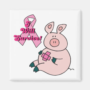 Aimant le cancer du sein survivra au porc