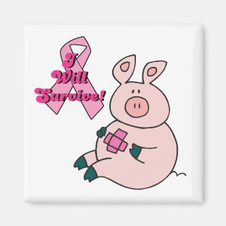 Aimant le cancer du sein survivra au porc