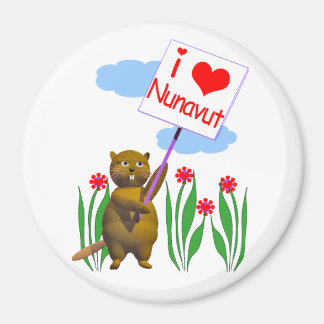 Aimant Le castor canadien aime Nunavut