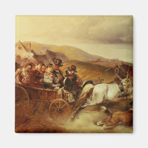 Aimant Le chariot de mariage