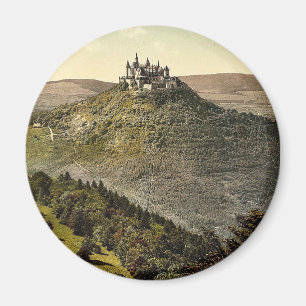 Aimant Le château, Hohenzollern, Allemagne Photochrom