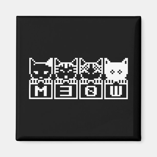 AIMANT LE CHATS M30W 8 BITS (Devant)