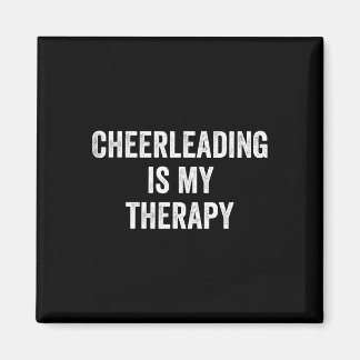Aimant Le Cheerleading Est Ma Thérapie Drôle De Citation 
