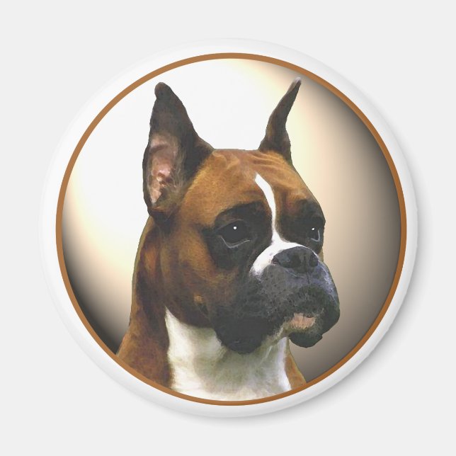 Aimant Le chien de boxe (Devant)