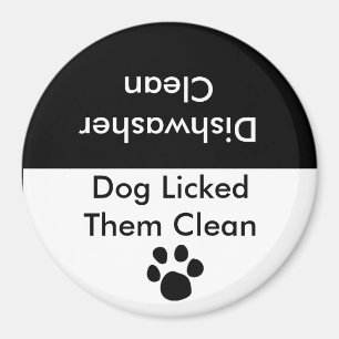 Aimant Le chien les a léchés propres