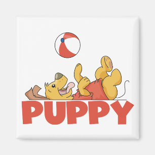 Aimant Le chiot joue des T-shirts et des cadeaux