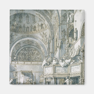 Aimant Le choeur chantant dans la basilique de St Mark,