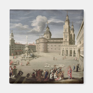 Aimant Le Christ bénissant les habitants de Salzbourg