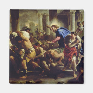 Aimant Le Christ conduisant les négociants par le temple