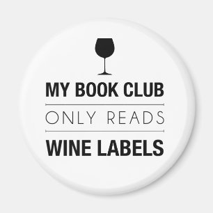 Aimant Le club de lecture indique l'aimant d'étiquettes