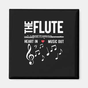 Aimant Le Coeur De Flûte Dans La Musique