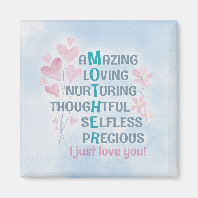 Aimant Le coeur de la mère (Devant)